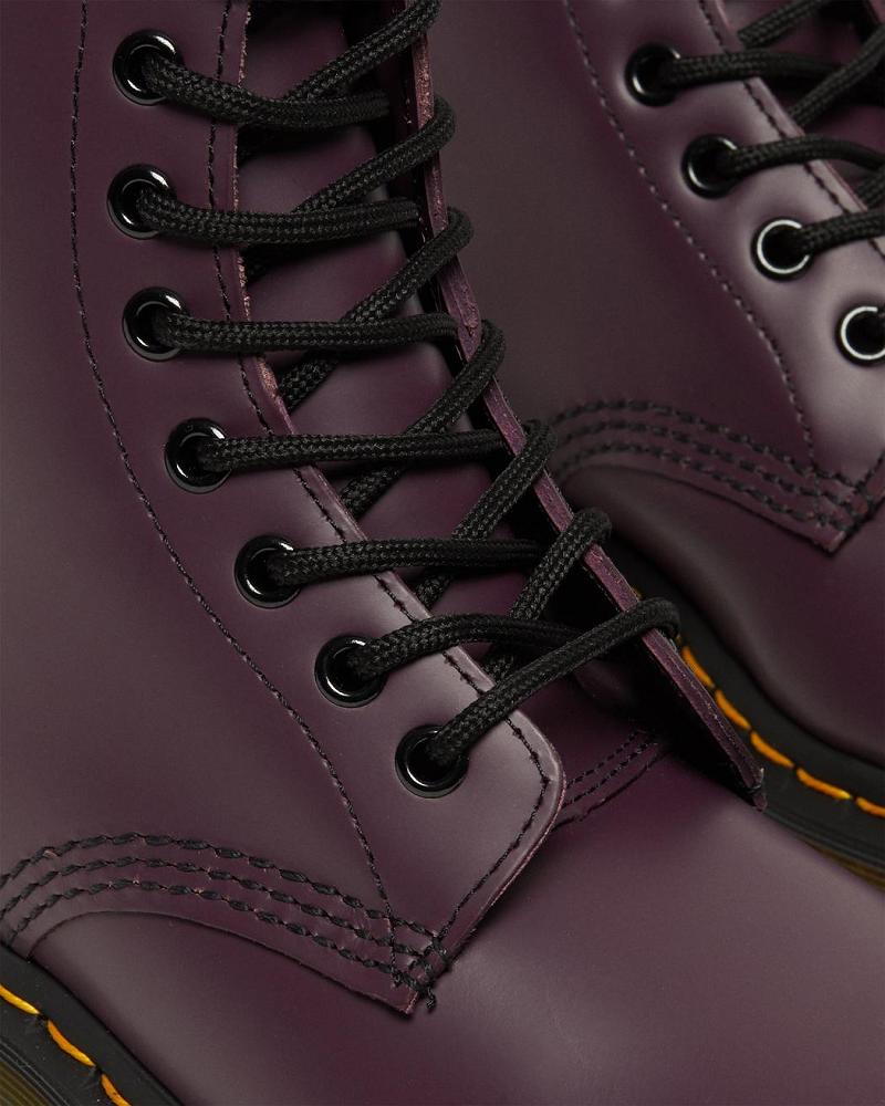 Dr Martens 1460 Smooth Læder Snørestøvler Dame Lilla | DK 204JPQ